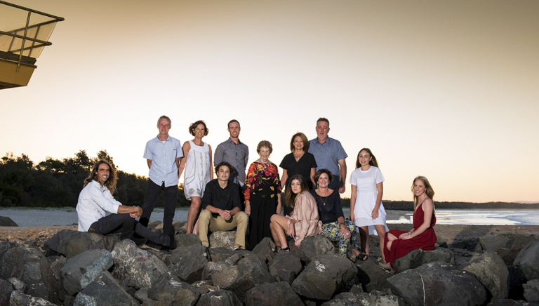 noosa beach family photographer, noosa hinterland family photographer, family portraits noosa phill jackson, large family groups on beach photographer phill jackson,Noos main beach family portraits, sunshine beach family portraits, noosa river family portraits,