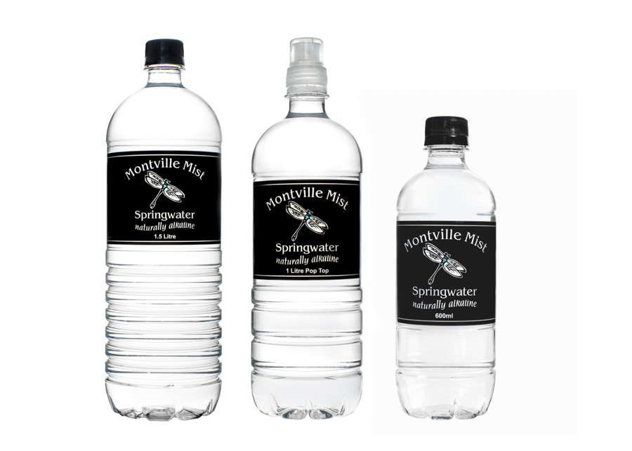 water bottle product photography for Monyville Mist, product photographer phill jackson noosa, product photographer noosa, studio photographer noosa,white background product photographer noosa, deep etch photography noosa