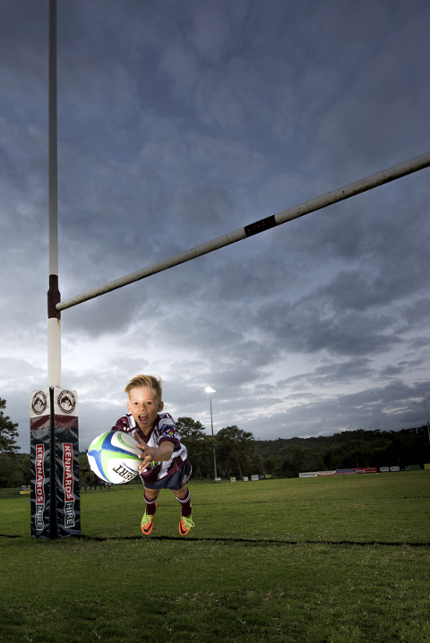 Advertising photography for Telstra, advertising photographer noosa, advertising photography for telsta at noosa dolphins rugby club, advertising photographer phill jackson sunshine coast