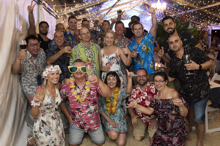 Noosa main beach, Noosa main beach conference awards night, beach party awards theme noosa main beach, sofitel noosa