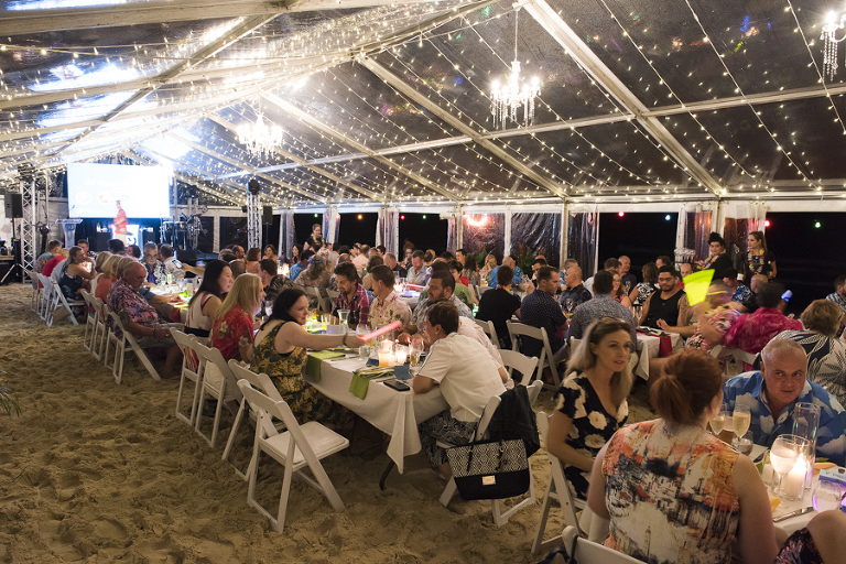 Noosa main beach, Noosa main beach conference awards night, beach party awards theme noosa main beach, sofitel noosa