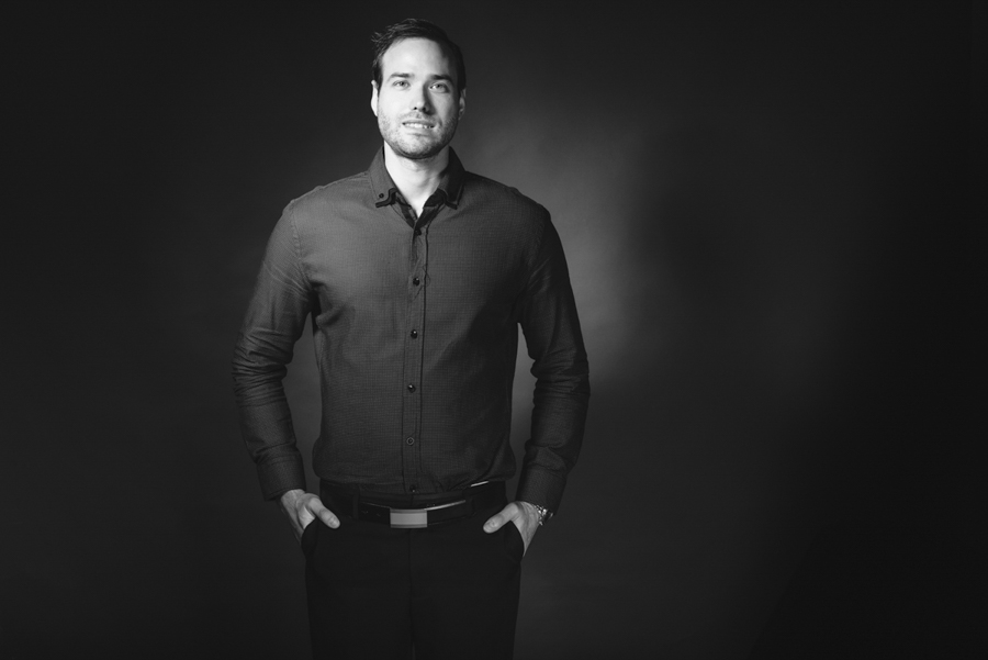 Black & white editorial commercial portraits by phill jackson