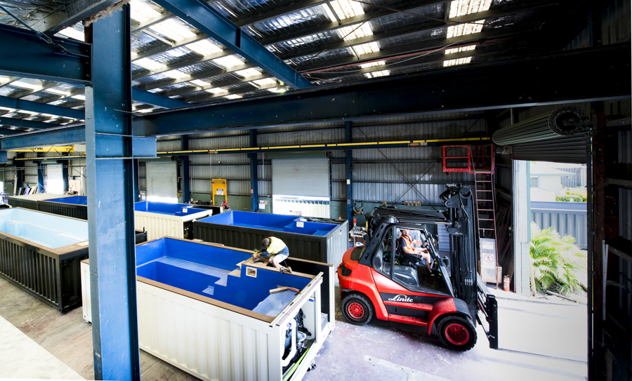corporate photography for Linde & coolum container pools, PR photography Noosa, corporate photography noosa, Business profile photography Linde photographer phill jackson Noosa