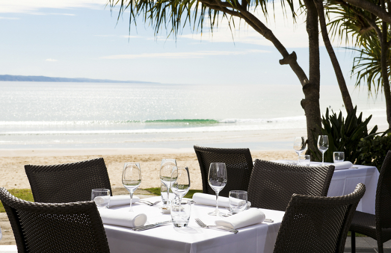 sails restaurant noosa, Sails noosa view to beach photo, Sails noosa food & drink photographer Phill Jackson