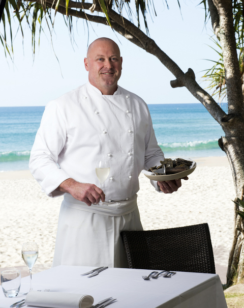 portraits of sails executive chef paul leete, food photography for Sails Restaurant Noosa, noosa main beach food photographer, Sails website & advertising photography by phill jackson, noosa seafood photographer Phill Jackson