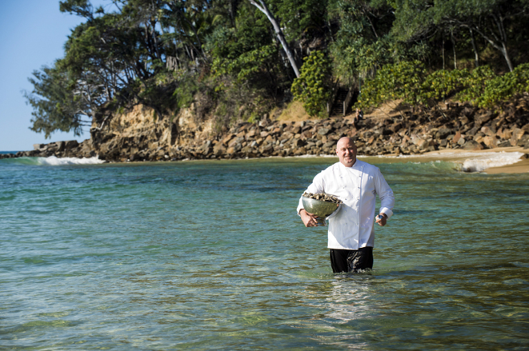portraits of sails executive chef paul leete, food photography for Sails Restaurant Noosa, noosa main beach food photographer, Sails website & advertising photography by phill jackson, noosa seafood photographer Phill Jackson