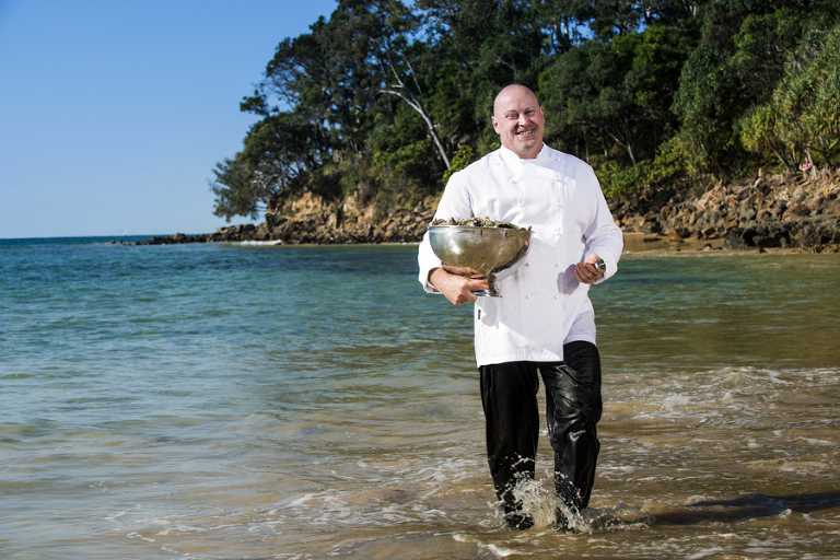 portraits of sails executive chef paul leete, food photography for Sails Restaurant Noosa, noosa main beach food photographer, Sails website & advertising photography by phill jackson, noosa seafood photographer Phill Jackson
