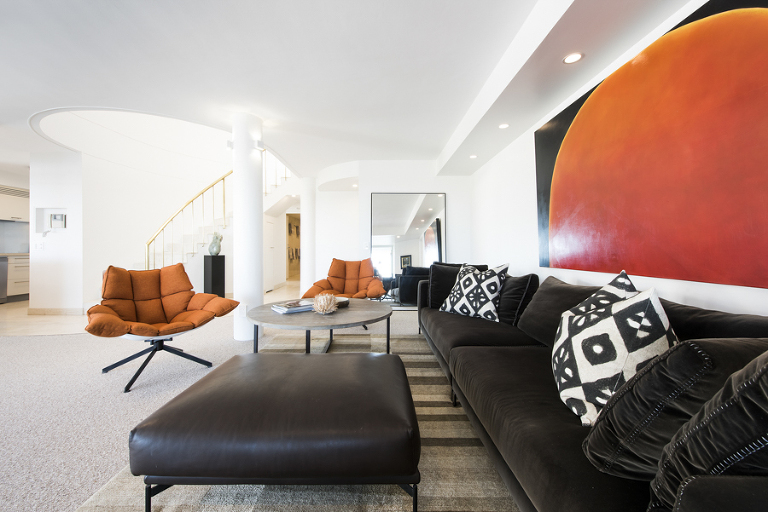 airbnb photography for Noosa penthouse apartment, stays style photography for executive penthouse apartment, Interior design photographer phill jackson Noosa